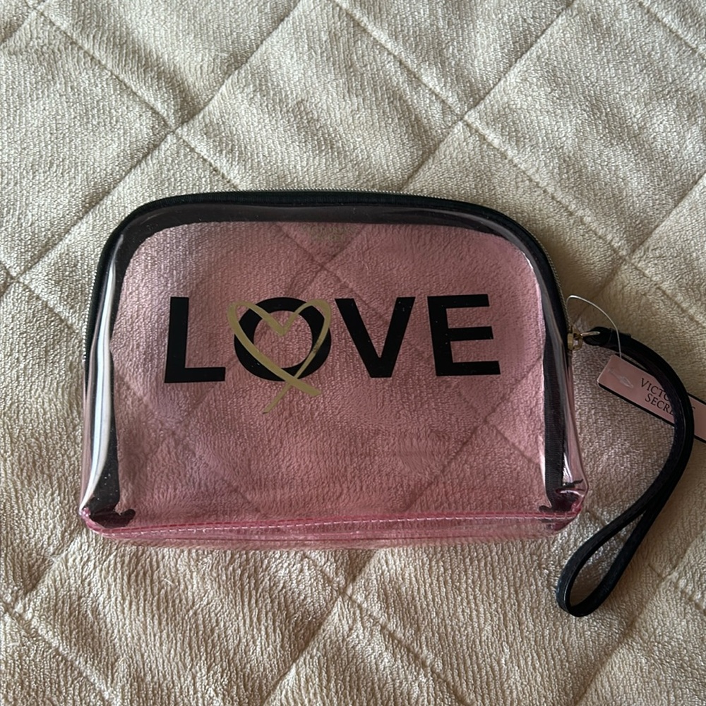 Victoria’s Secret love cosmetic bag